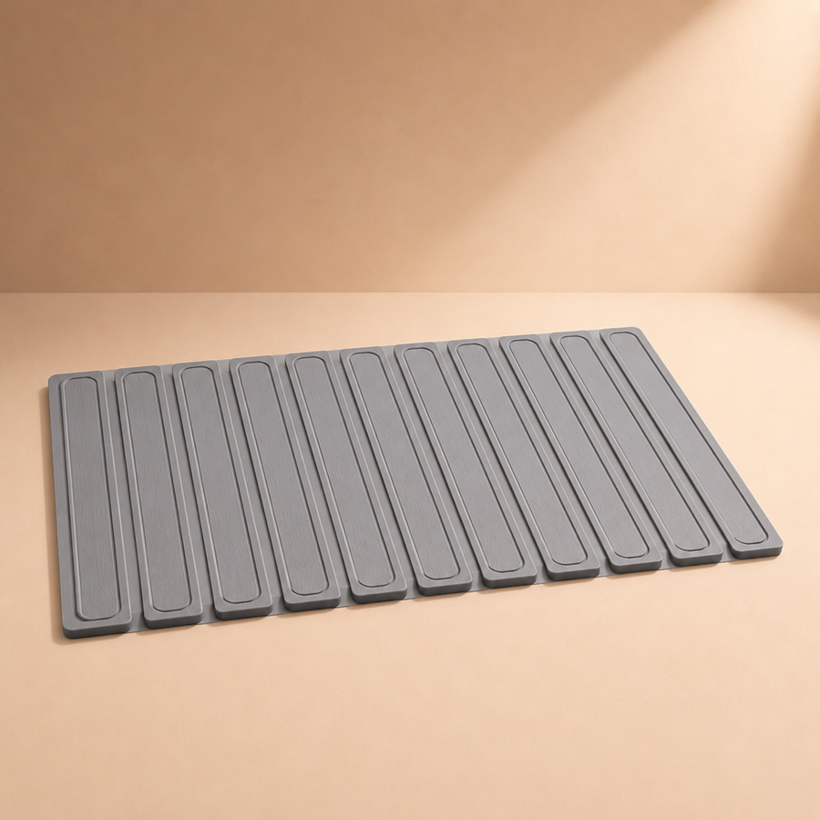 Abtropfmatte aufrollbar