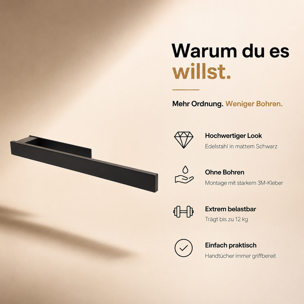 WallBar Handtuchhalter