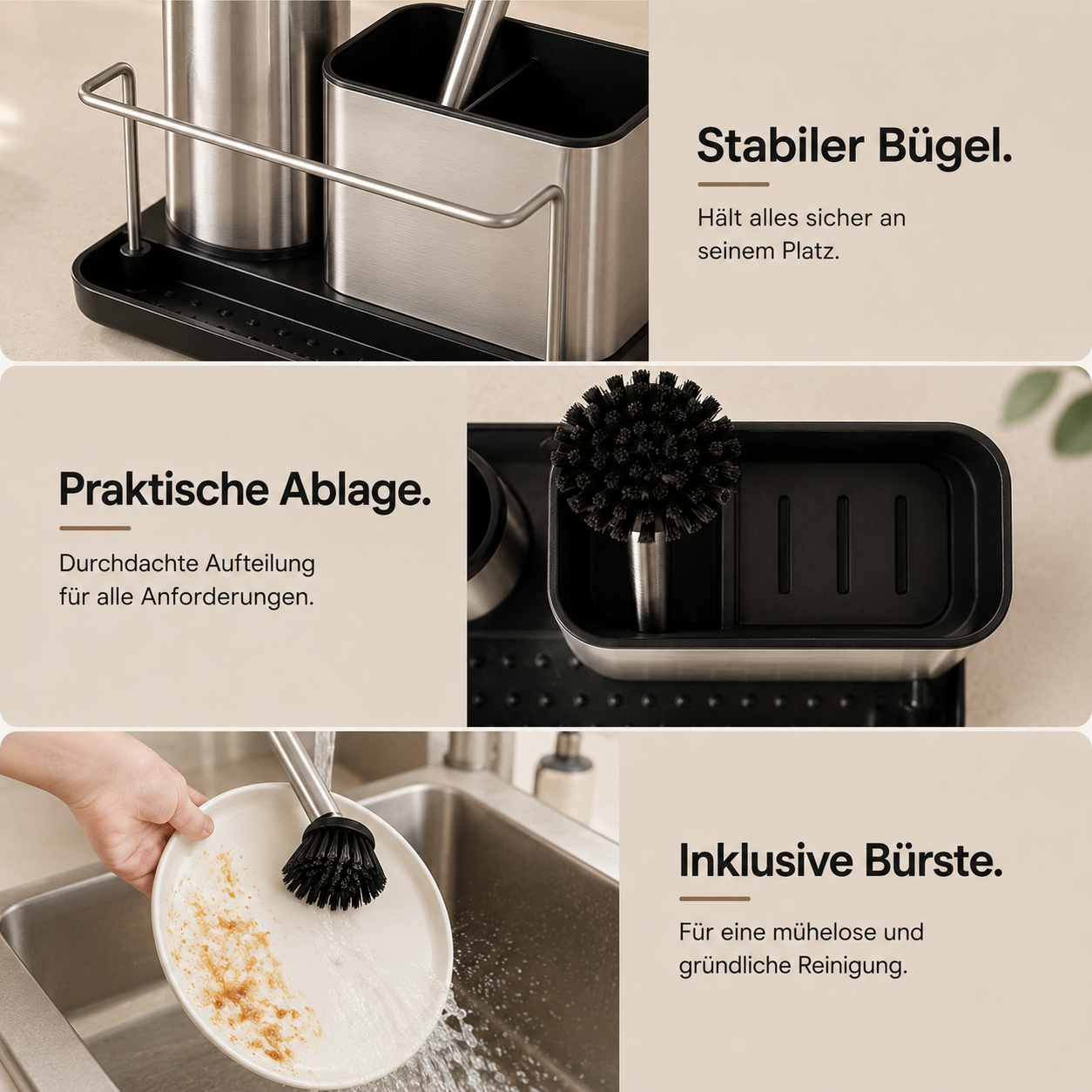 Spül Organizer Set Metall