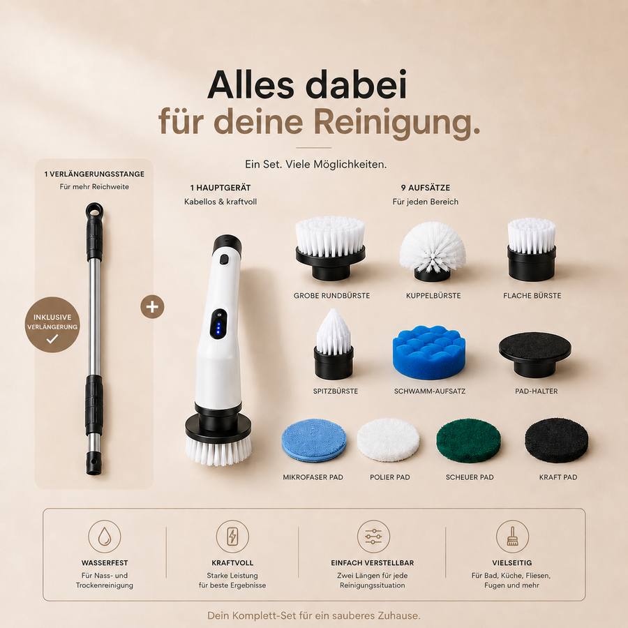 Reinigungsbürste 10 in 1