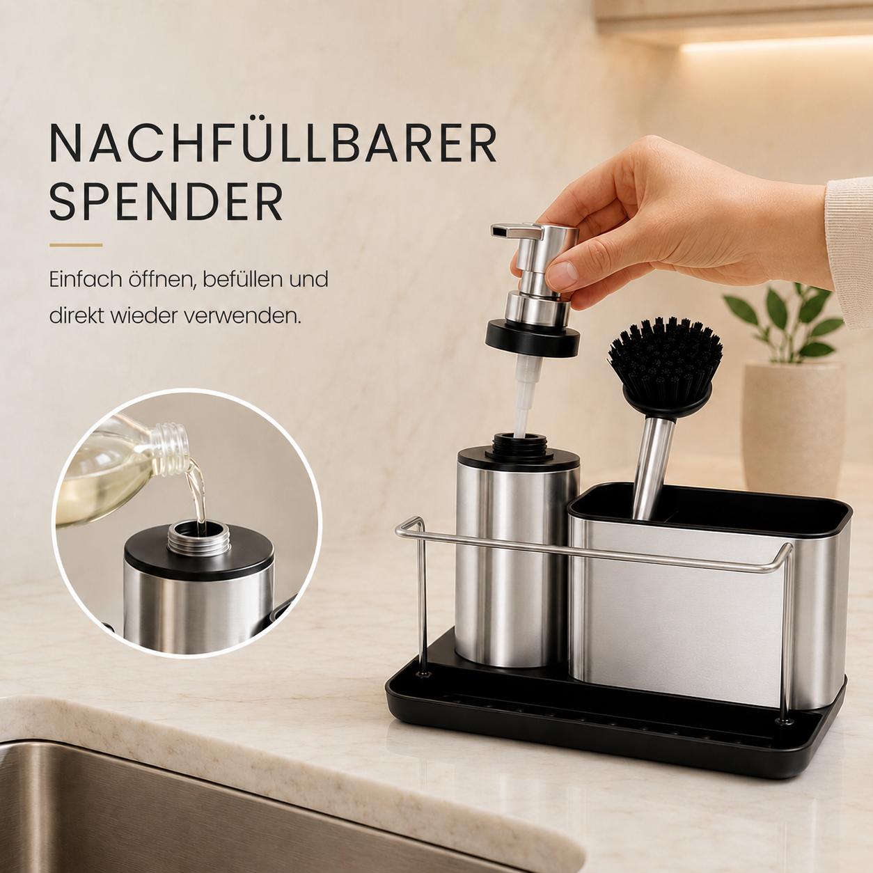 Spül Organizer Set Metall