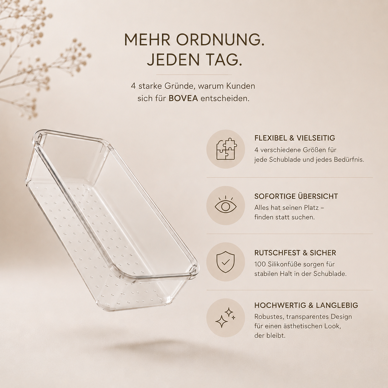 25er Set Schubladenorganizer