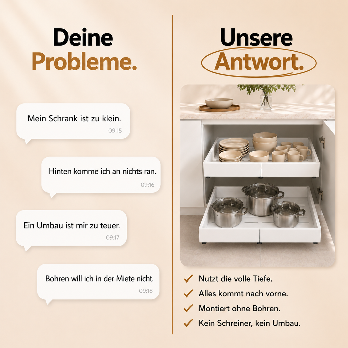 VarioSlide Schrankauszug