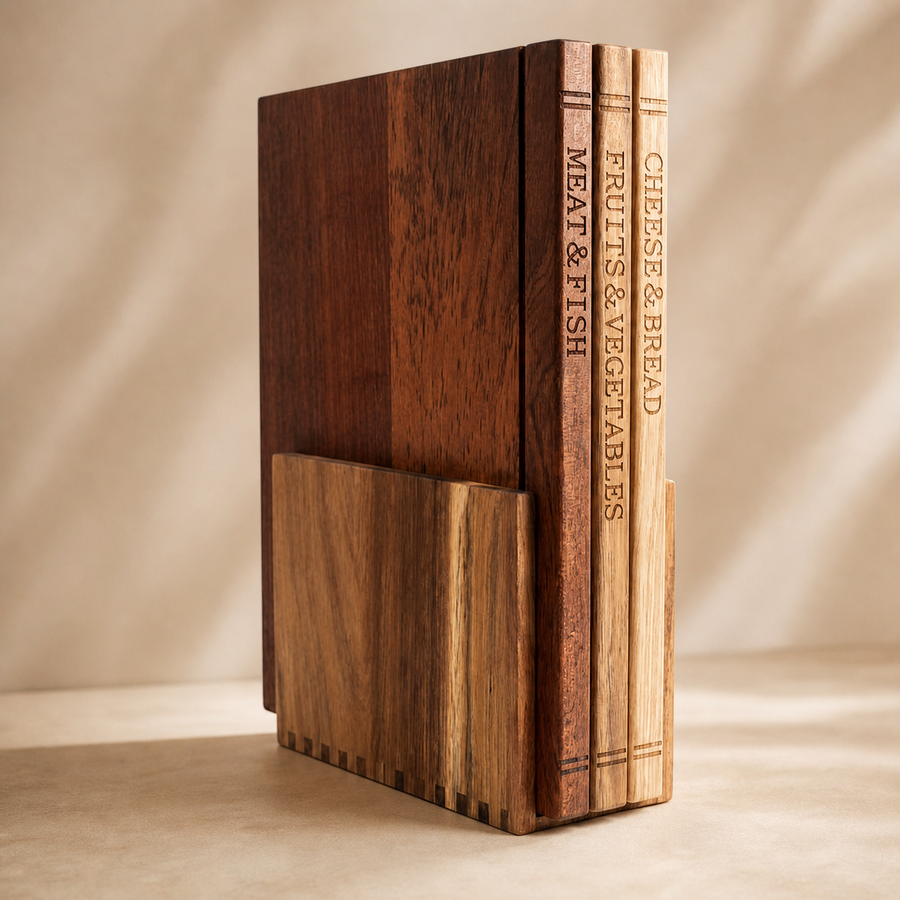 Schneidebretter Buch Optik