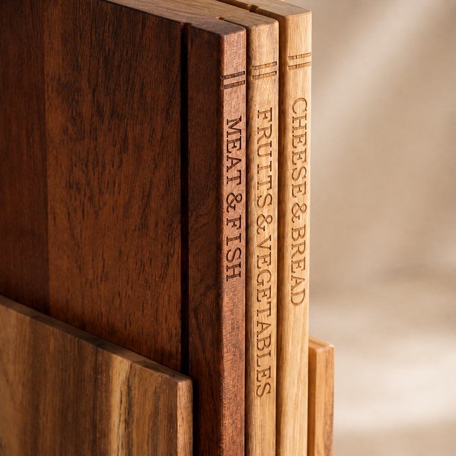 Schneidebretter Buch Optik