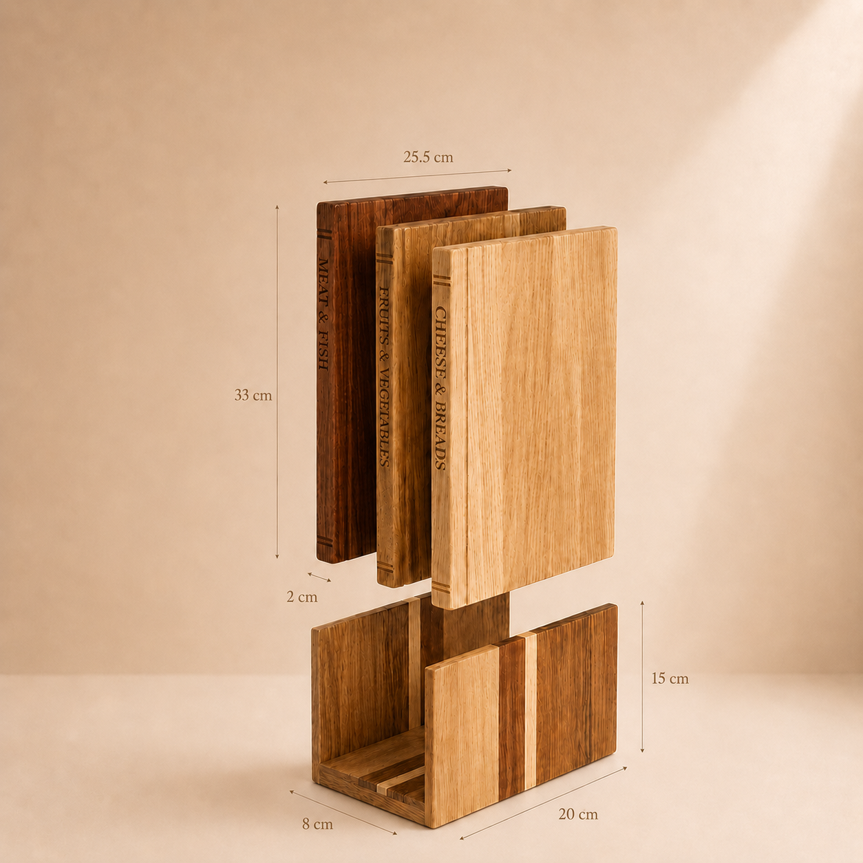 Schneidebretter Buch Optik