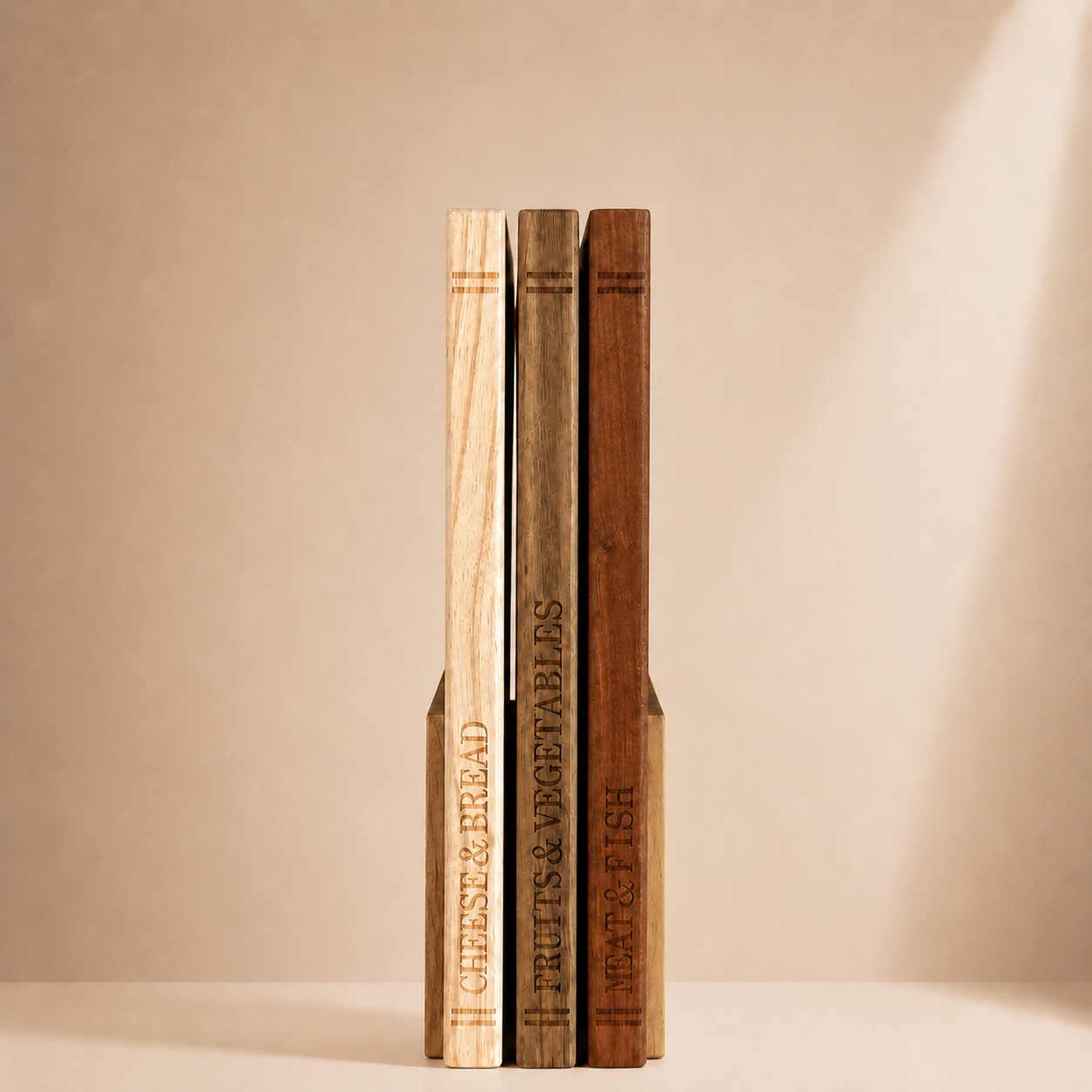 Schneidebretter Buch Optik