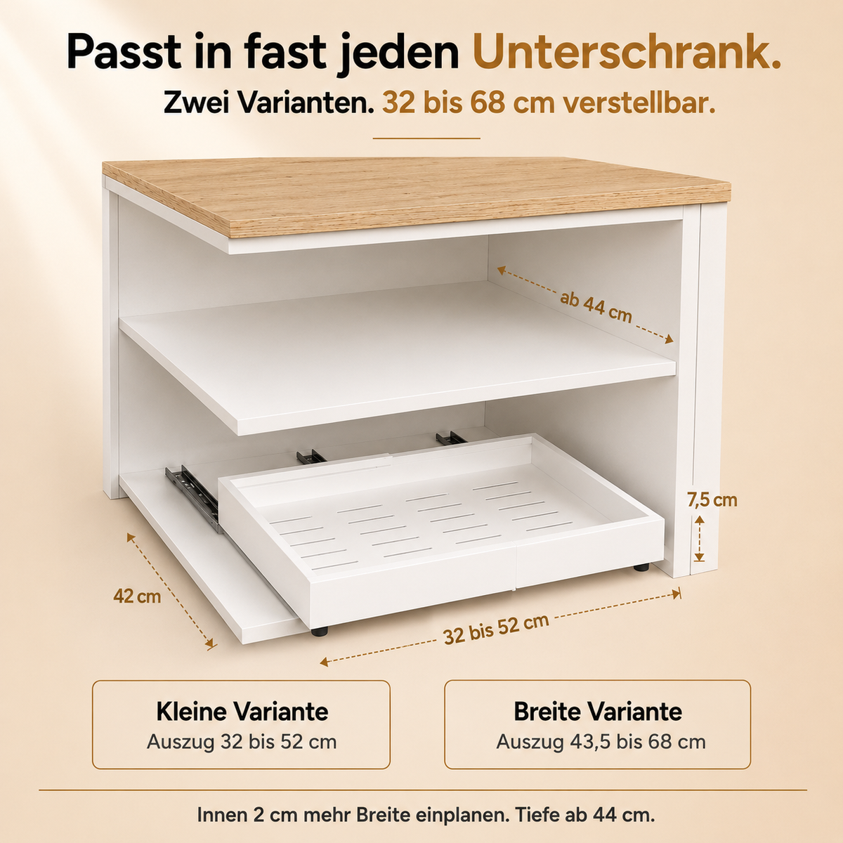 VarioSlide Schrankauszug