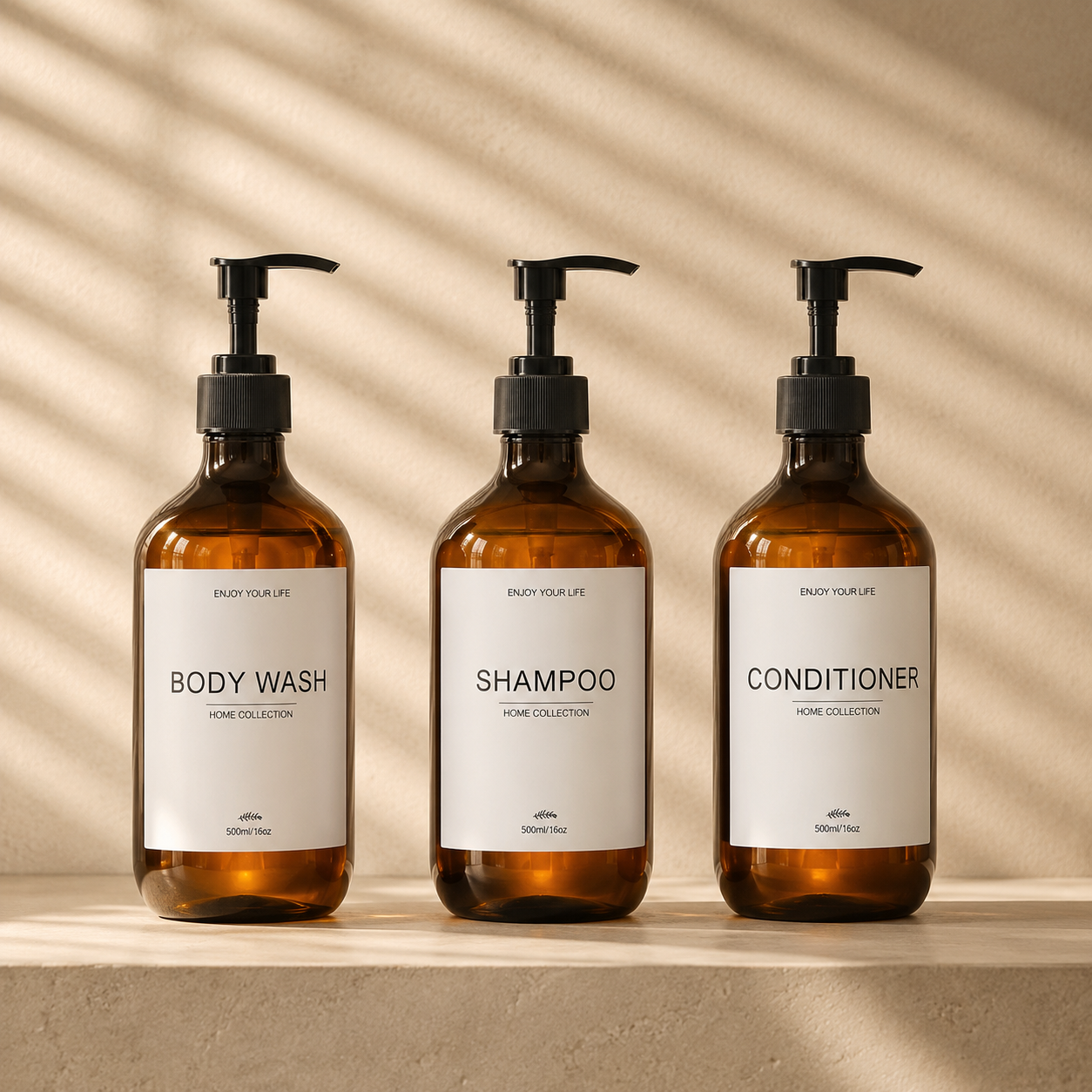 Amber Spender 500ml Set